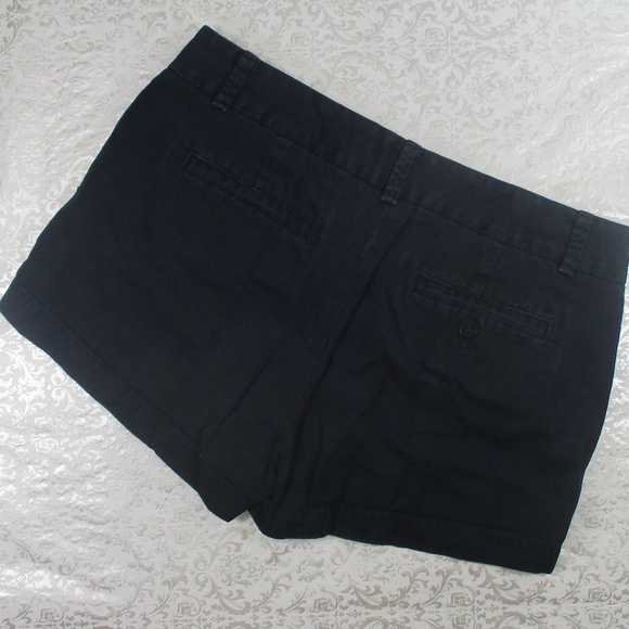 J. CREW Navy Blue Chino Shorts. Size 8 - Picture 6 of 7